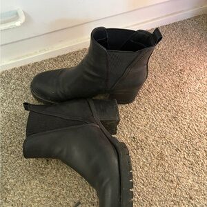 Black Chelsea Ankle Boots - Women Shoes